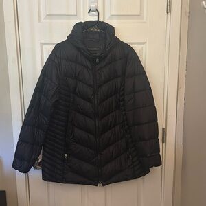 Eddie Bauer Womens Down Puffer Jacket with Hood Size 2XL
